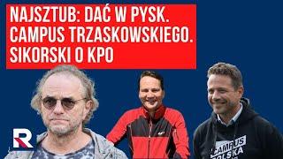 Najsztub: dać w pysk. Campus Trzaskowskiego. Sikorski o KPO - Mirona Hołda | Polityczna Kawa cz. 3