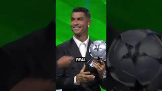 Cristiano Ronaldo finally received the award for all-time top scorer  #football #soccer