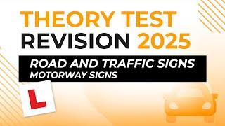 Road and Traffic Signs – Motorway Signs | Theory Test Revision 2025