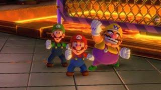 Super Mario Party - Mario vs Luigi vs Bowser vs Wario - Kamek's Tantalizing Tower