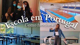 MINHA EXPERIÊNCIA na ESCOLA em PORTUGAL