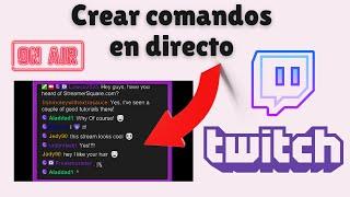 Poner comandos en Twitch (Moderadores)