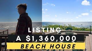 Day In The Life of A Successful New Real Estate Agent | Million Dollar Beach House Listing