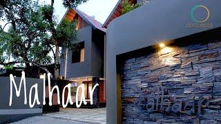 Malhaar- a beautiful modern courtyard house in Kottayam