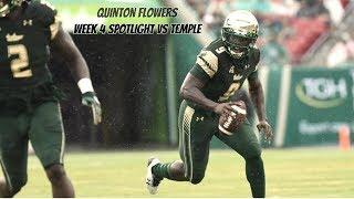 Quinton Flowers Week 4 Spotlight vs Temple