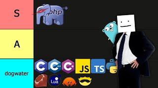 Yet Another ULTIMATE Programming Languages Tier List (2024)