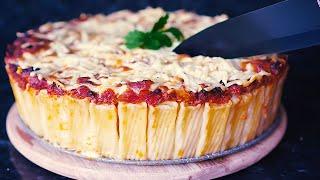 Rigatoni Cheesy Pasta Pie | Pasta Bake | Hungry for Goodies