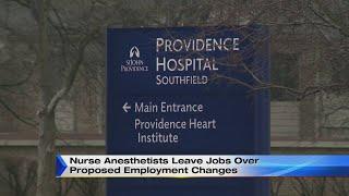 Nurse anesthesits leave jobs at St. John Providence Hospital