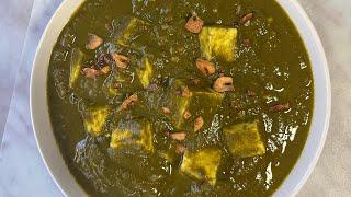 Restaurant-Style Lahsuni Palak Paneer at Home @irfanakitchendiary