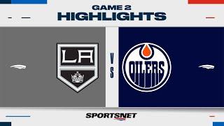 NHL Game 2 Highlights | Kings vs. Oilers - April 24, 2024