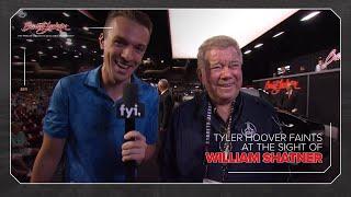 Tyler Hoover faints at the sight of William Shatner!? - BARRETT-JACKSON 2024 SCOTTSDALE FALL AUCTION