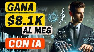 Cómo GANAR DINERO creando Música con IA para MONETIZAR