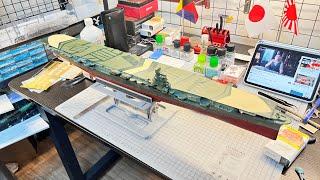 1/350 Fujimi ZUIKAKU rebuild stage1