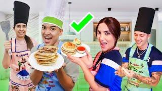 COCINANDO PUPUSAS con JUAN y KIMBERLY LOAIZA - Alfredo Larin