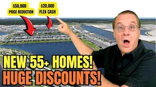 NEW 55+ Homes at DISCOUNTED PRICES in Melbourne Florida! Del Webb at Viera Florida and more!