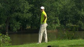 Air cannon surprises Zach Johnson at the John Deere Classic