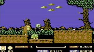 FULLSCREEN C64 Toki Remastered Beta v0 9 Level 1 Demo By Dave's Retro Forge COMMODORE 64 INDIERETRON