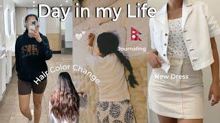 Day in My life of a Nepali  in Sydney, Australia(Shopping, Hair Color, College)