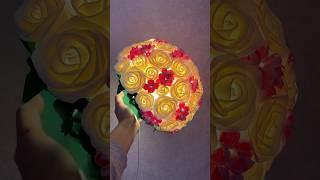 Букет светильник из изолона ручная работа #цветыизизолона #розаизизолона #rose #shortvideo