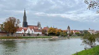 Ulm an der Donau / Stadtrundgang 4K Video