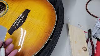 Acoustic Guitar Bridge Repair Alternative part 2