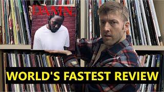 Reviewing Kendrick Lamar's DAMN in 10 seconds or less