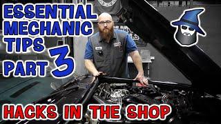 Part 3: The CAR WIZARD shares 10 Crazy Easy Shop Hacks that will make your wrenching so much easier!