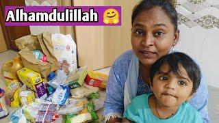 Our first ration is at home  Naziya Shaikh Grocery Haul