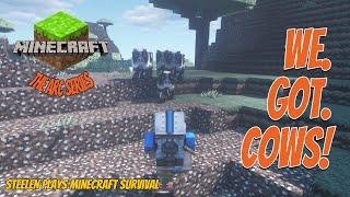 We Got Cows!!! Farmer Now On My Minecraft Survival Series. Episode 8