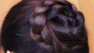 Elegant Braided Updo  Easy and Beautiful Hairstyle for Girls! Simple & Easy HairStyles For Girls