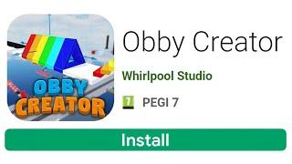 If Obby Creator Was a Mobile Game