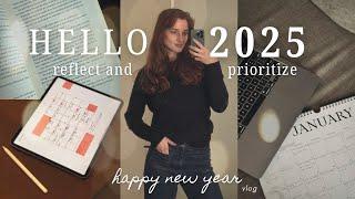 Hello, 2025 | VLOG | Happy New Year | Reflect, reset, prioritize, productive