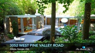 Mid-Century Modern Home | 3052 W Pine Valley Rd NW, Atlanta, Georgia, USA  | Luxury Real Estate