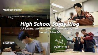 EXAM Study vlog: Productive Calculus studies, late nights, economics, and fun with friends!