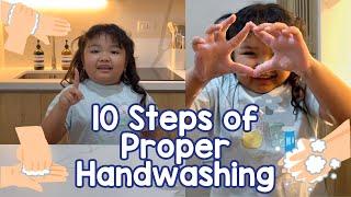 10 Steps of Proper Handwashing | Adarable World