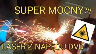 Super Mocny Laser z Nagrywarki DVD Domowej Produkcji #DIY