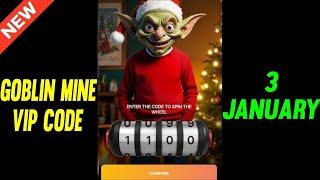 2 January Goblin Mine Game Code | Goblin Mine Game gift bags Code | Goblin Mine Game Daily Code