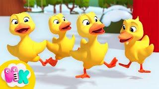 Fem Små Ankor  Barnmusik på Svenska | HeyKids - Barnsånger