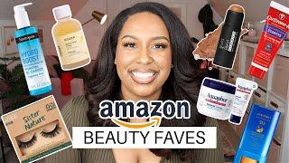 AMAZON BEAUTY FAVES! | SKINCARE, BOMB LASHES, WIGS + MORE! | @TheHeartsandcake90