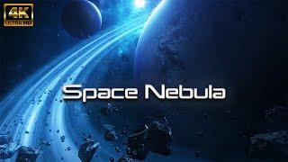 Space Nebula Ambient Music 4K | Sleep Music | A Cosmic Oasis for the Mind.