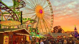 LONDON WALK | Hyde Park Winter Wonderland incl. Fun Fair Rides and Food | England