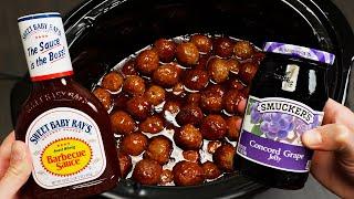 Slow Cooker Barbecue Meatballs - a classic recipe