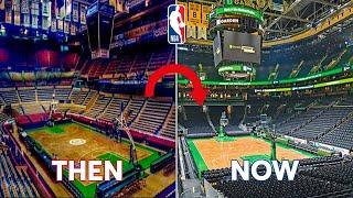 NBA Arenas Then and Now