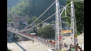 Laxman Jhula-Ram Jhula Bridge in Rishikesh, Uttarakhand