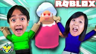 Scary Grandma Visits Ryan and Mommy! Let's Play Roblox Grandma Visits with Ryan's Mommy!