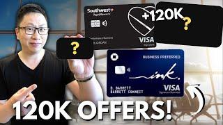 Best Business Credit Card Sign Up Bonuses RIGHT NOW | 120K Chase Ink Preferred Offer!