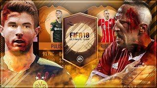 FIFA 18: HALLOWEEN SPECIAL SCREAM RIBERY vs PULISIC PACK AND PLAY DISCARD BATTLE  - Ultimate Team