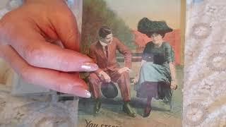Vintage Victorian Post card Haul! AmourFabriQues