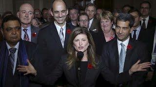 Rona Ambrose tries her French