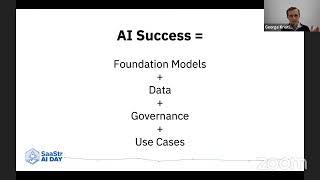 SaaStr AI Day: Accelerate Production Deployment - How to Embed Trustworthy AI with IBM